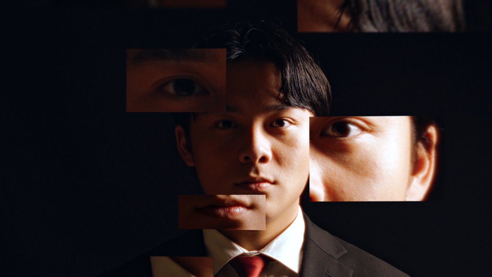 Jonathan Gong portrait in dramatic side light